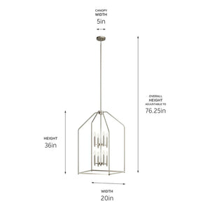 Madden 20" 8-Light Pendant