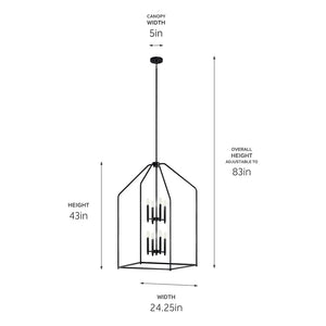 Madden 24.25" 8-Light Pendant