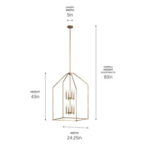 Madden 24.25" 8-Light Pendant