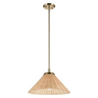 Bekah 18" 1-Light Convertible Pendant
