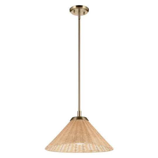 Bekah 18" 1-Light Convertible Pendant