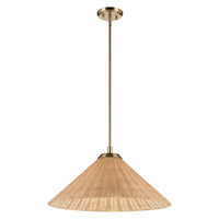 Bekah 24.25" 1-Light Convertible Pendant