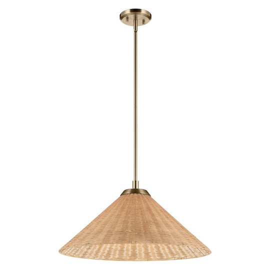 Bekah 24.25" 1-Light Convertible Pendant
