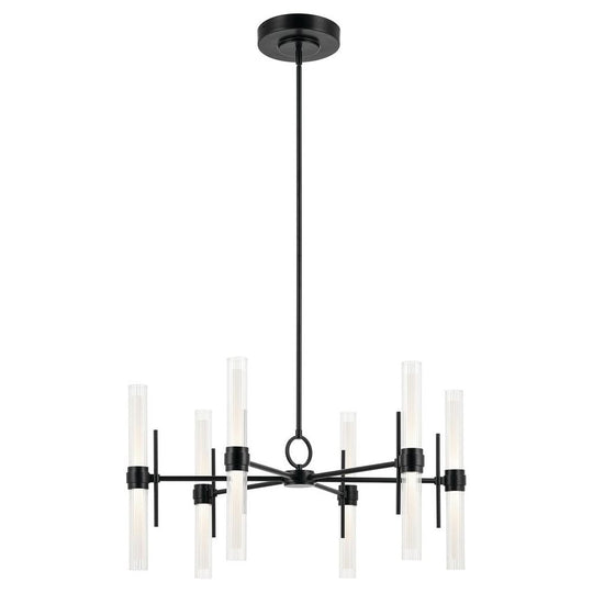 Riven 33" LED 12-Light Chandelier