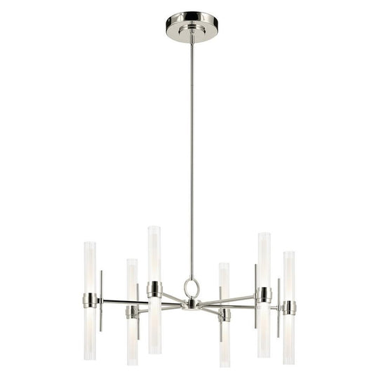 Riven 33" LED 12-Light Chandelier