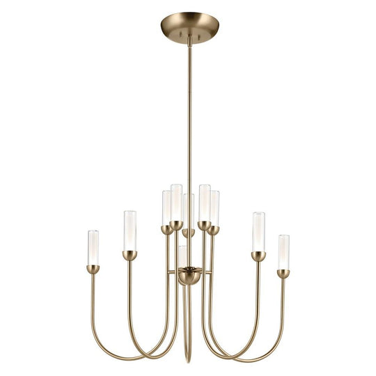 Moraine 30" LED 10-Light 2-Tier Chandelier