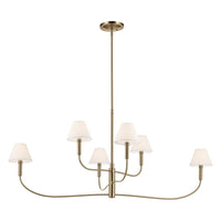 Eadie 51.5" 6-Light Chandelier