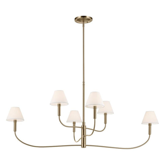 Eadie 51.5" 6-Light Chandelier