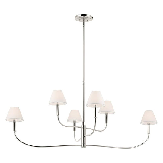 Eadie 51.5" 6-Light Chandelier