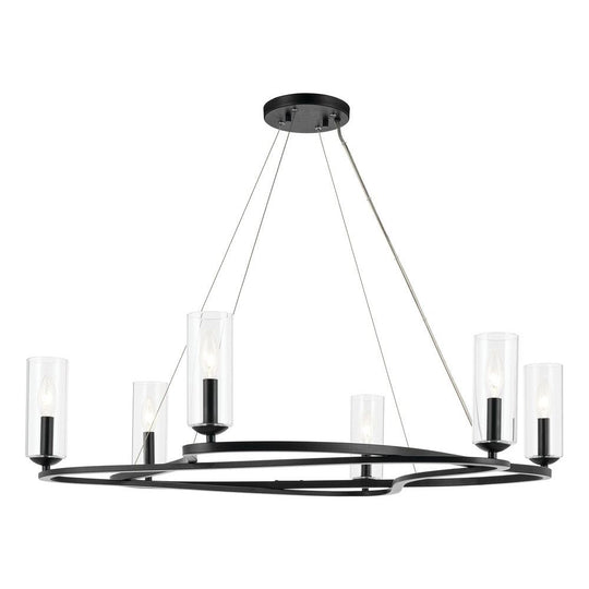 Harpin 37.75" 6-Light Chandelier