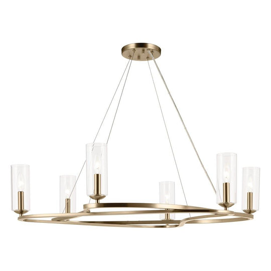 Harpin 37.75" 6-Light Chandelier