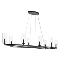 Harpin 52.5" 8-Light Linear Chandelier