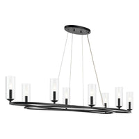 Harpin 52.5" 8-Light Linear Chandelier