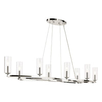 Harpin 52.5" 8-Light Linear Chandelier