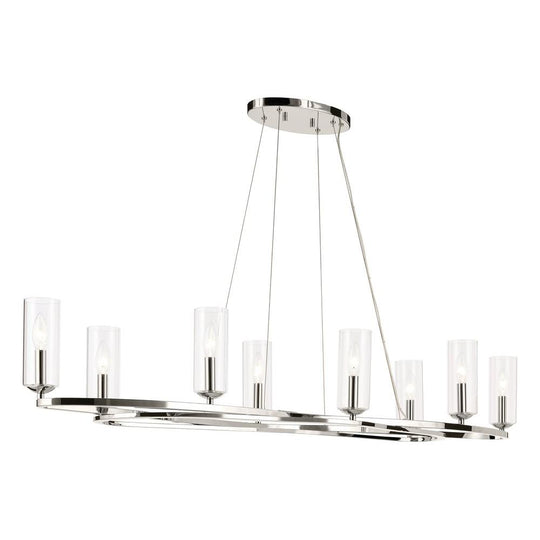 Harpin 52.5" 8-Light Linear Chandelier