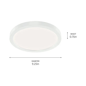 Ara 9.25" Round LED Flush Mount