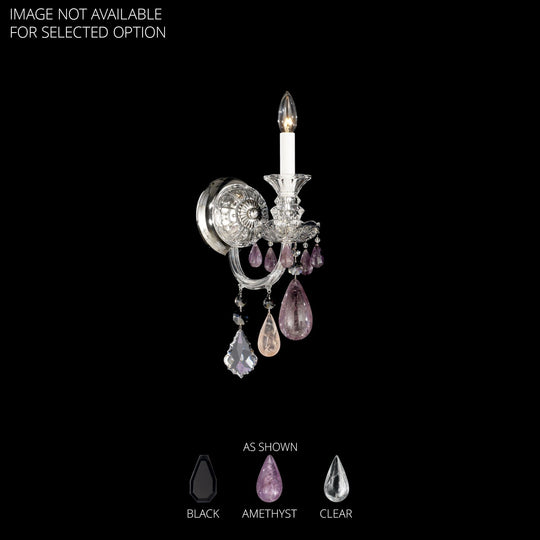 Hamilton Rock Crystal 1-Light Wall Sconce