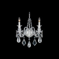 Hamilton Rock Crystal 2-Light Wall Sconce