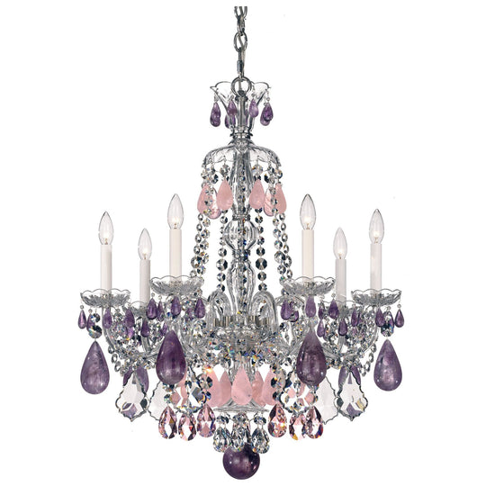 Hamilton Rock Crystal 7-Light Chandelier