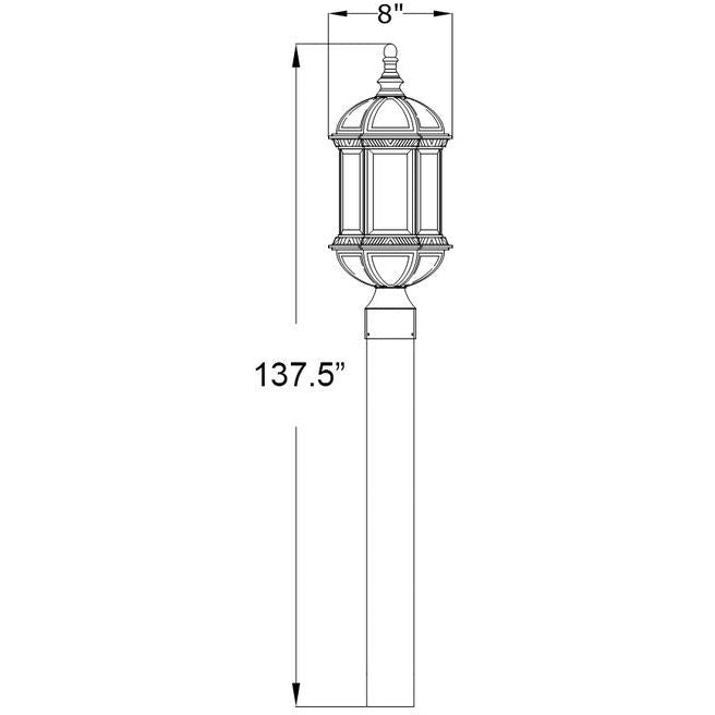 Annex 1-Light 138" Outdoor Post Light