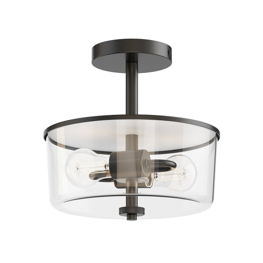 Fuller 2-Light Semi Flush/Pendant Convertible
