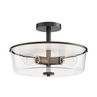Fuller 3-Light Semi Flush/Pendant Convertible