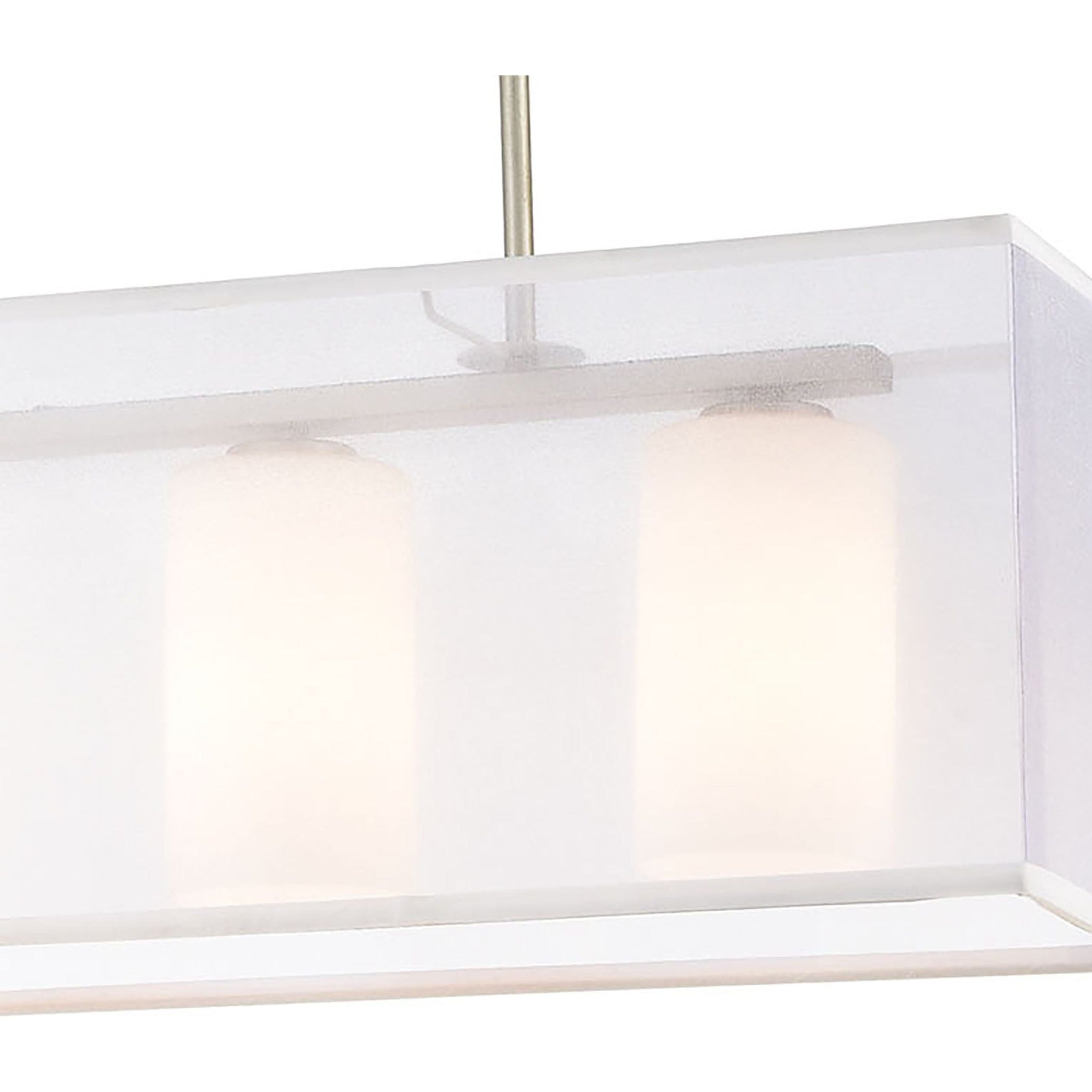 Diffusion 34" Wide 4-Light Linear Chandelier
