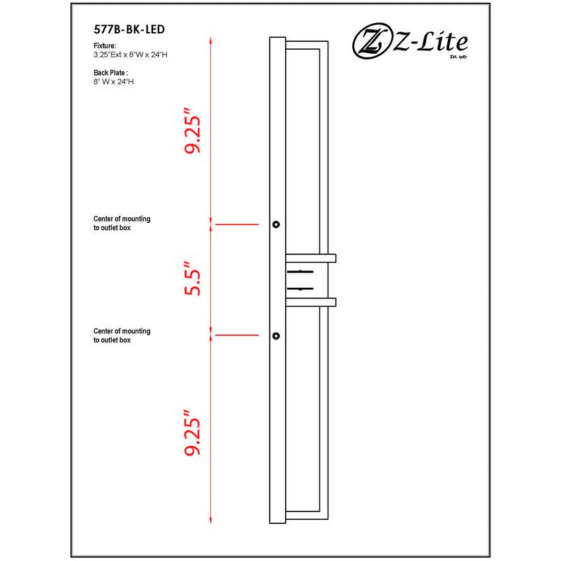 Eclipse 2-Light Outdoor Wall Light