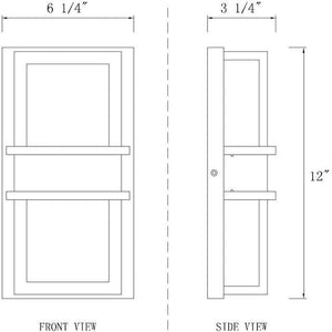 Eclipse 2-Light Outdoor Wall Light