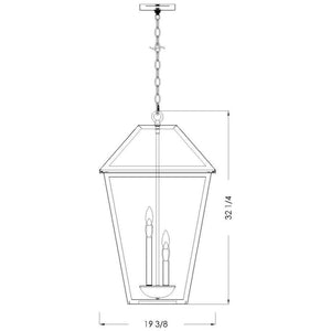 Talbot 4-Light Outdoor Pendant