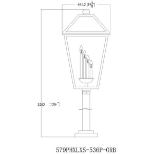 Talbot 4-Light Outdoor Post Light