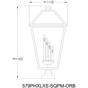 Talbot 4-Light Outdoor Pier Mount