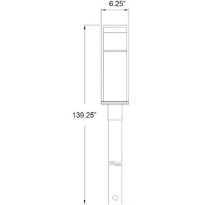 Barwick 1-Light Outdoor Post Light