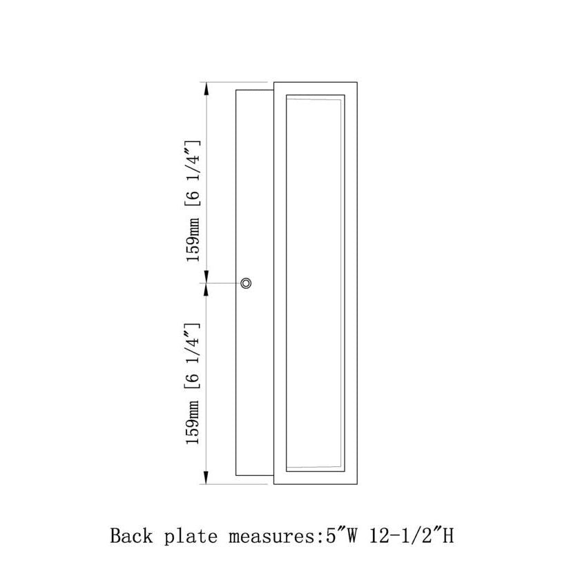 Baden 1-Light Small Outdoor Wall Light