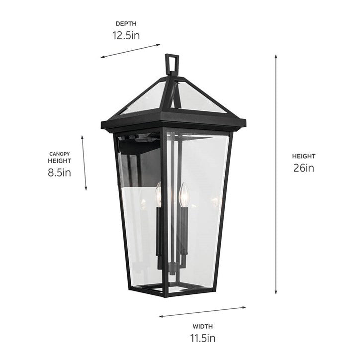 Regence 26" 2-Light Outdoor Wall Light