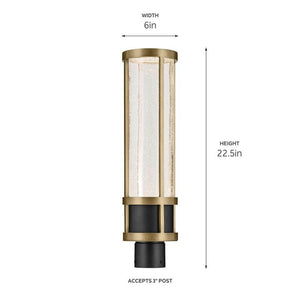 Camillo 22.5" LED Outdoor Post Light