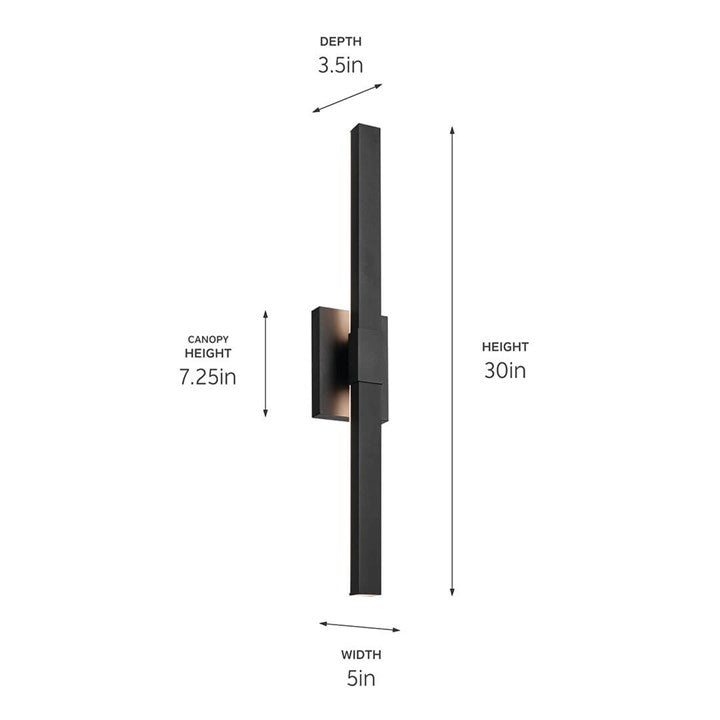 Nocar 30" LED Outdoor Wall Light