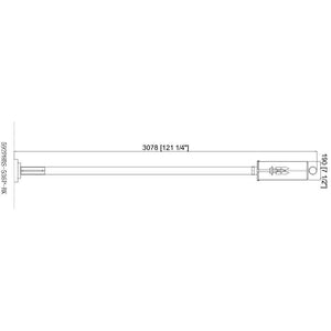 Sana 3-Light Outdoor Post Light