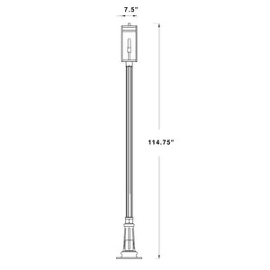 Nuri 1-Light Outdoor Post Mounted Fixture