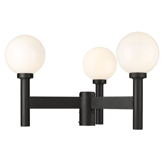Laurent 3-Light 18" Outdoor Post Mount Fixture