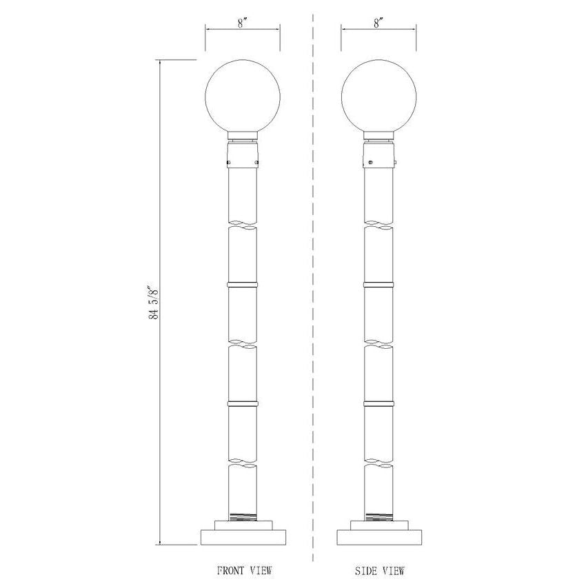 Laurent 1-Light Outdoor Post Mounted Fixture