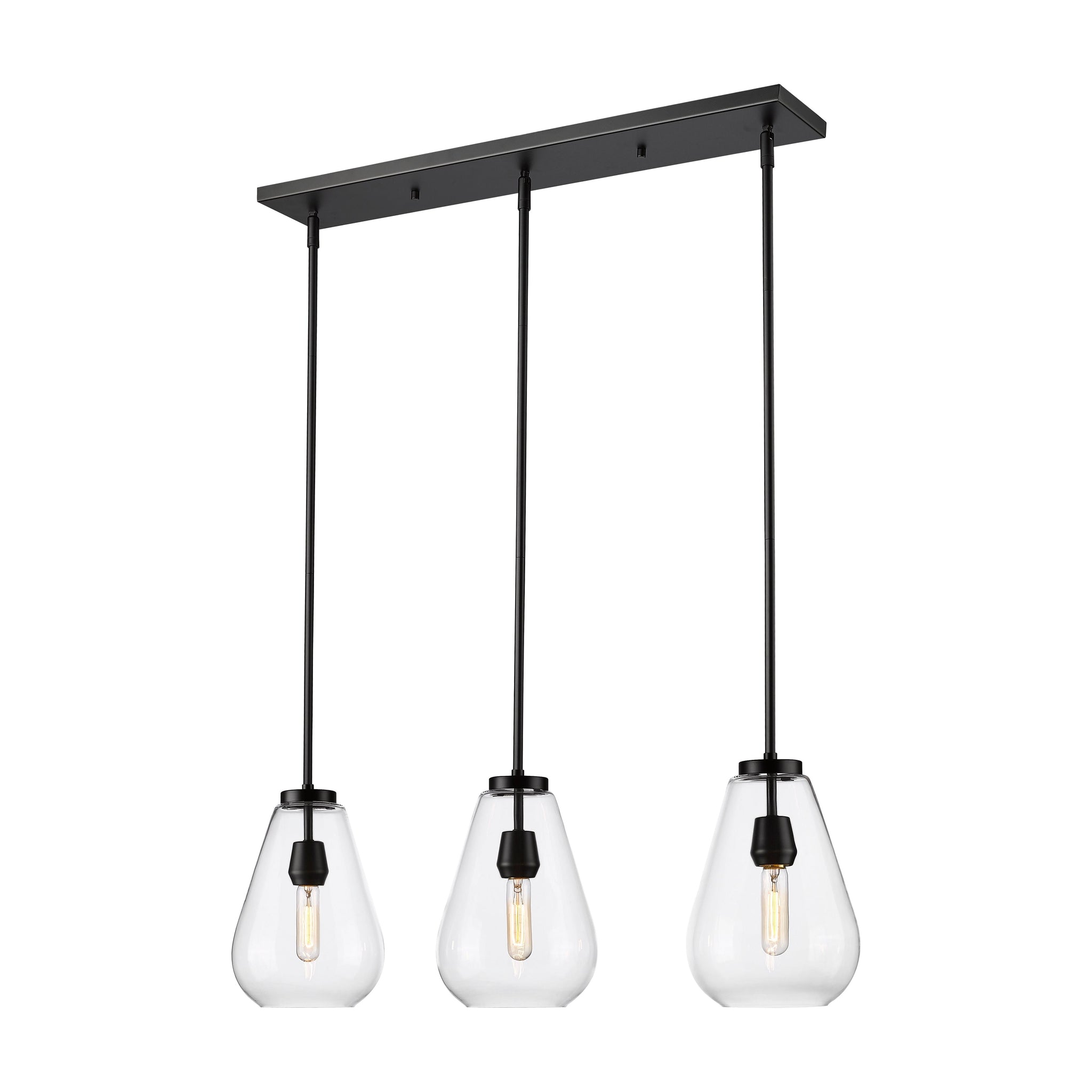 Ayra 3-Light Linear Chandelier