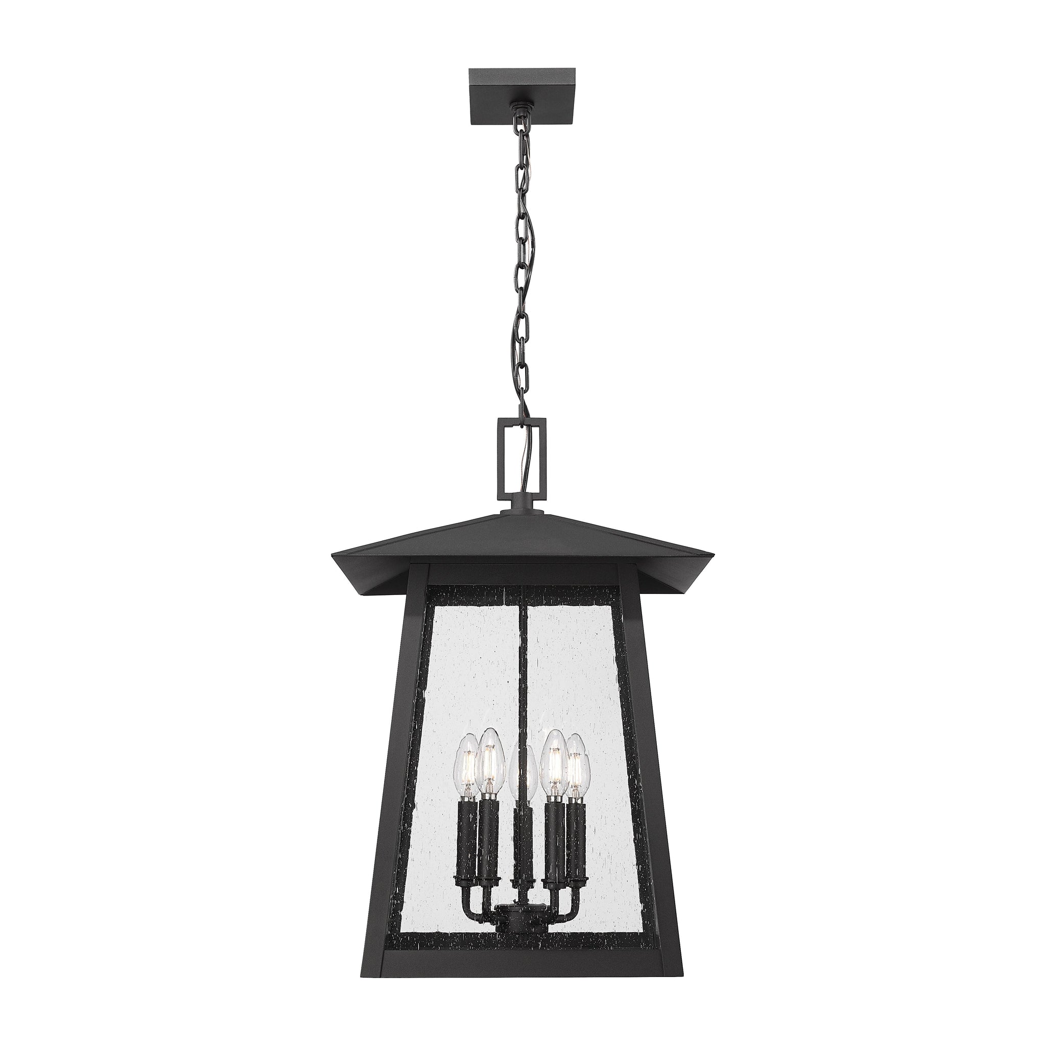 Rainer 5-Light Outdoor Chain Mount Ceiling Fixture