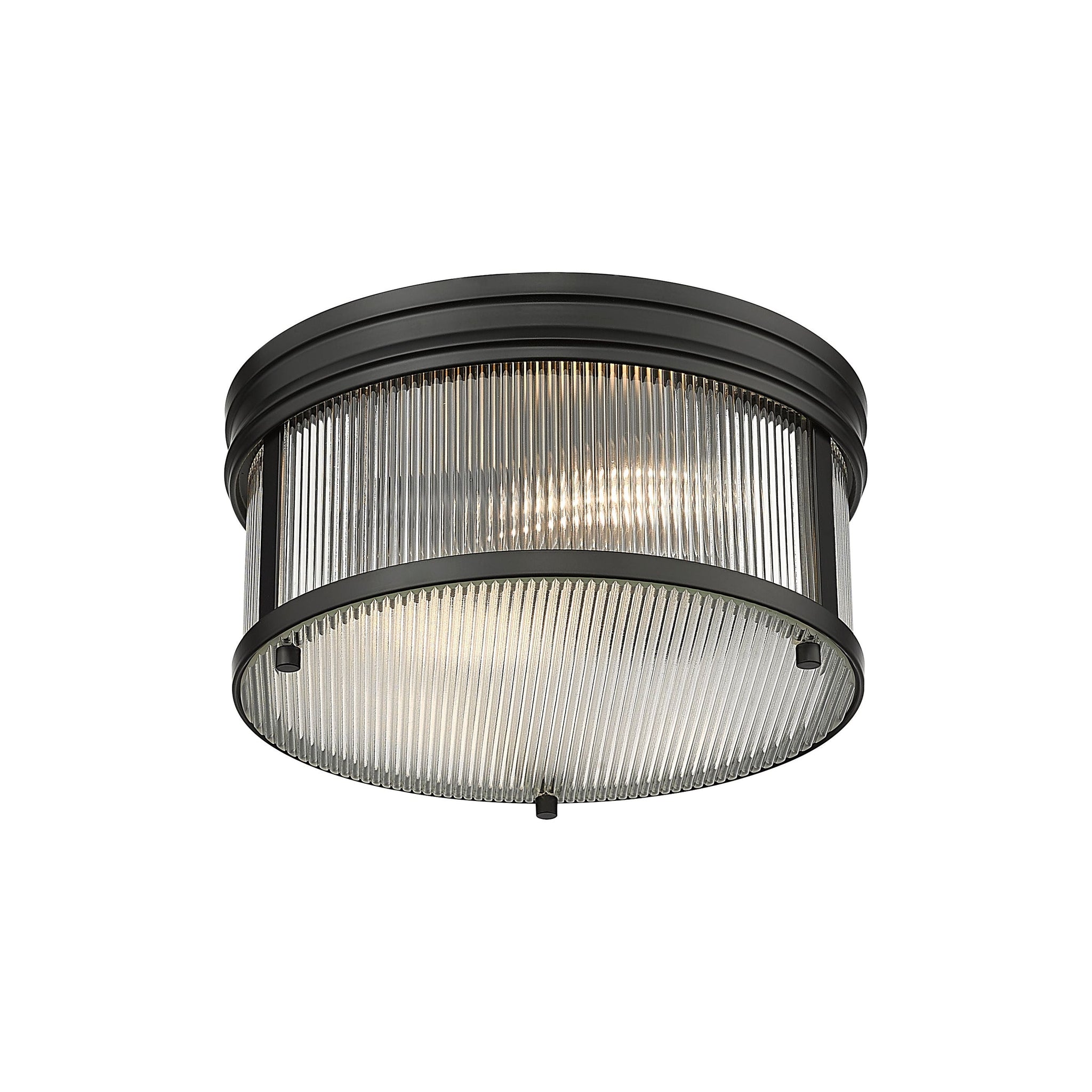 Carnaby 2-Light 13" Round Flush Mount