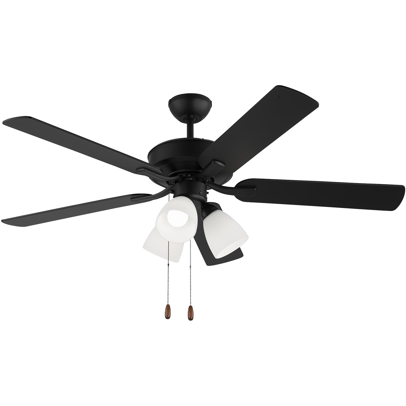 Linden 52" LED 3 Ceiling Fan and Fitter Light Kit