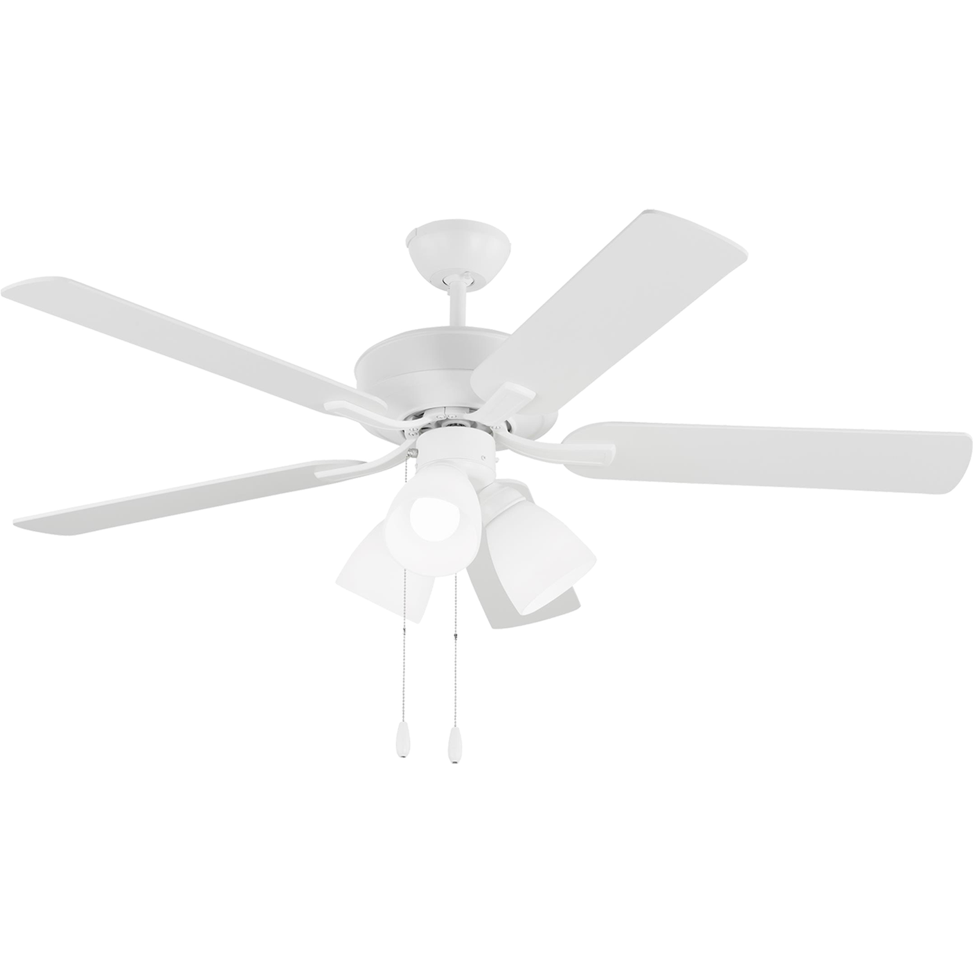 Linden 52" LED 3 Ceiling Fan and Fitter Light Kit