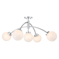 Redfield 5-Light Convertible Semi-Flush / Pendant