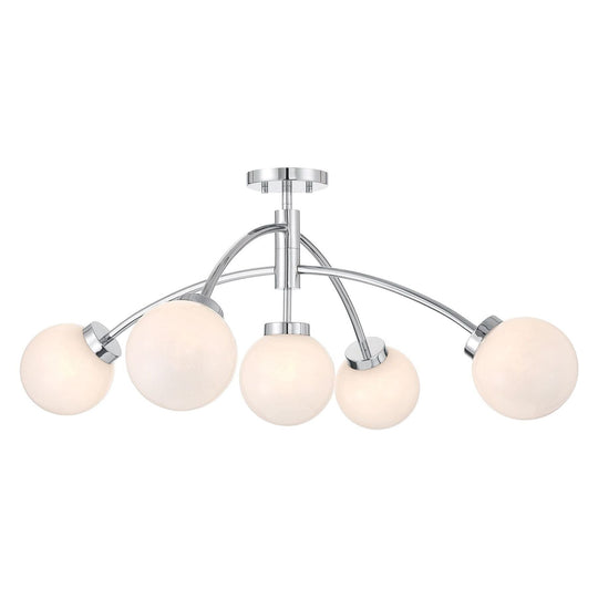 Redfield 5-Light Convertible Semi-Flush / Pendant