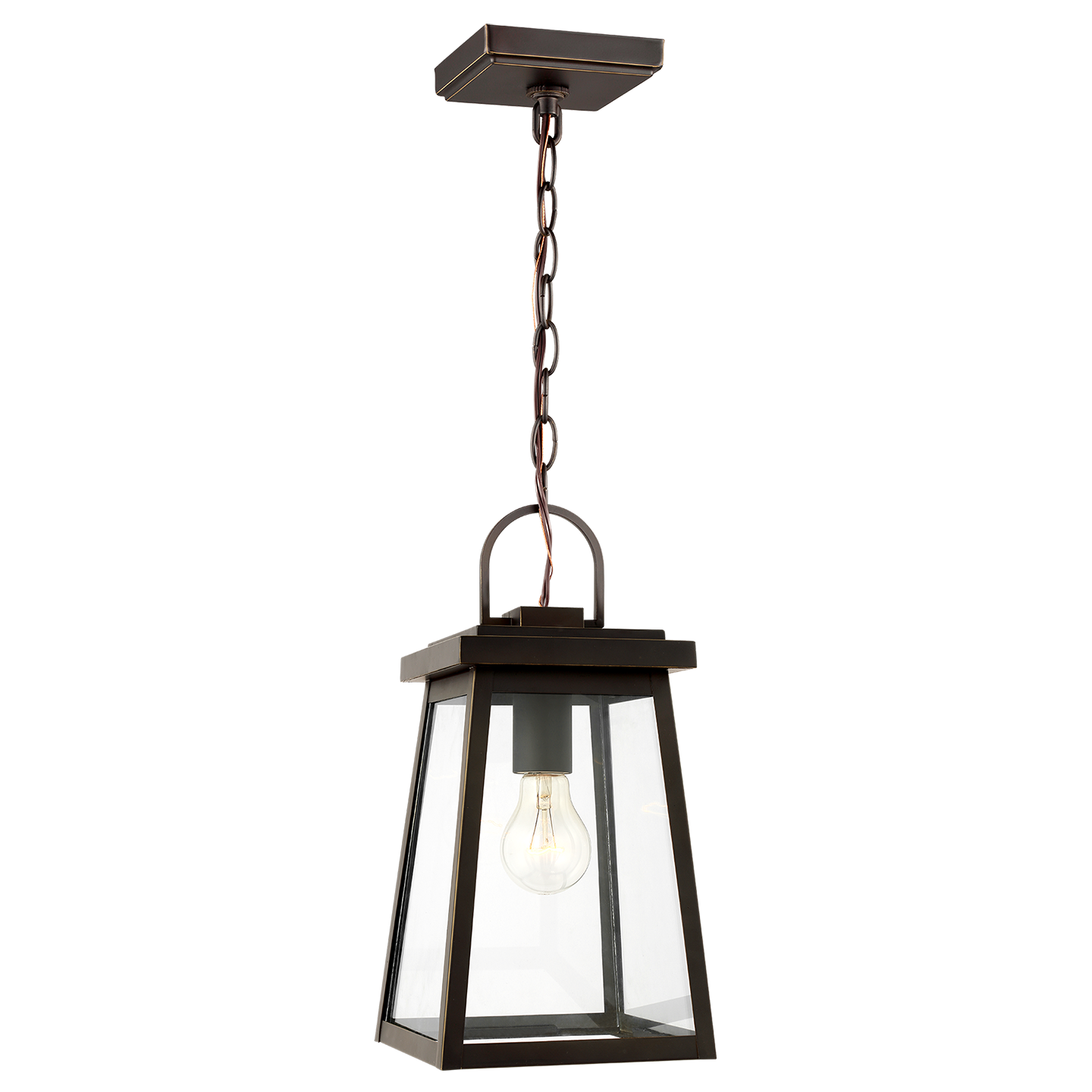 Founders 1-Light Outdoor Pendant (with Bulbs)