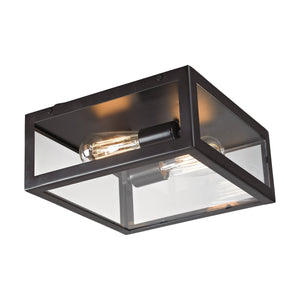 Parameters 12" Wide 2-Light Flush Mount